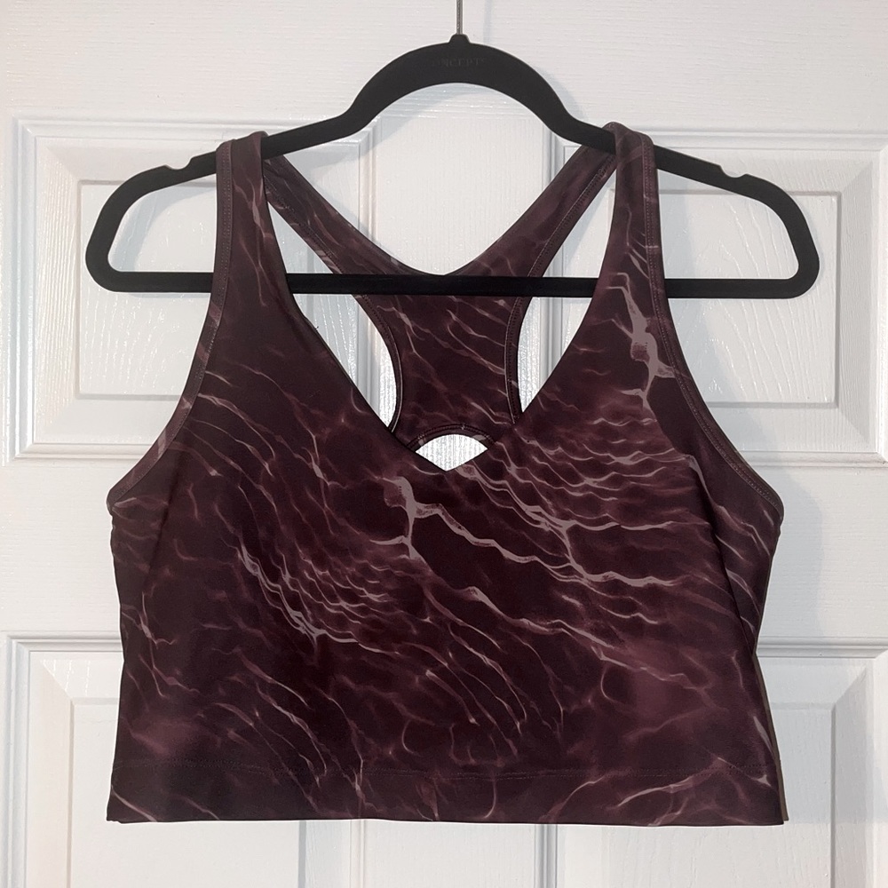 V-Neck LonglineSports Bra